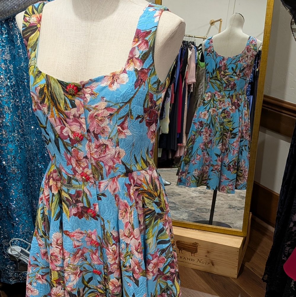 Dolce And Gabbana Floral Dress